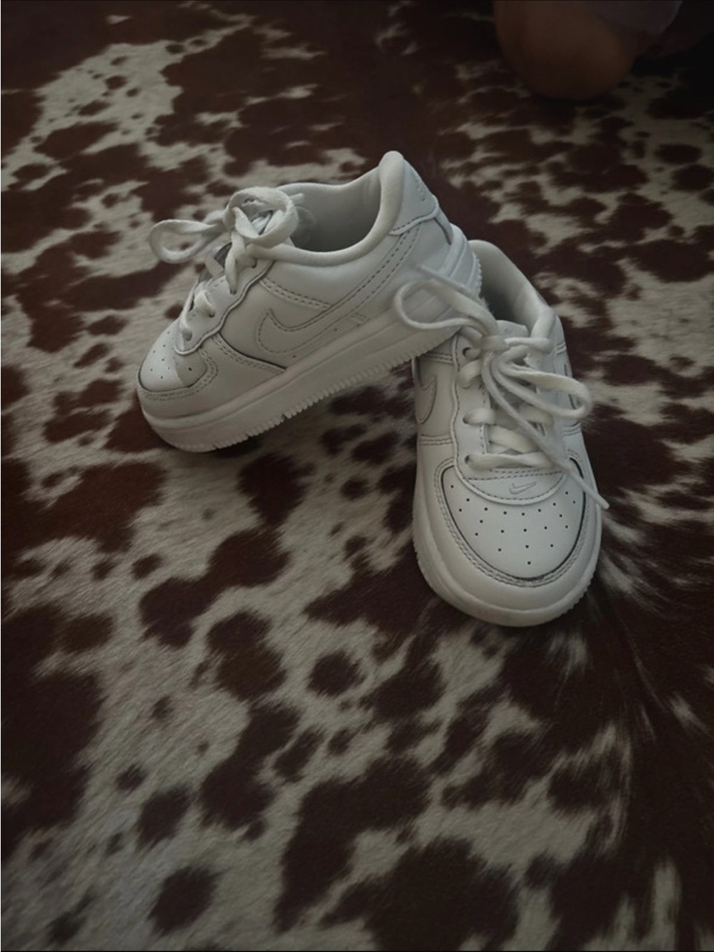 Toddler white Nike Air Force one size 7c